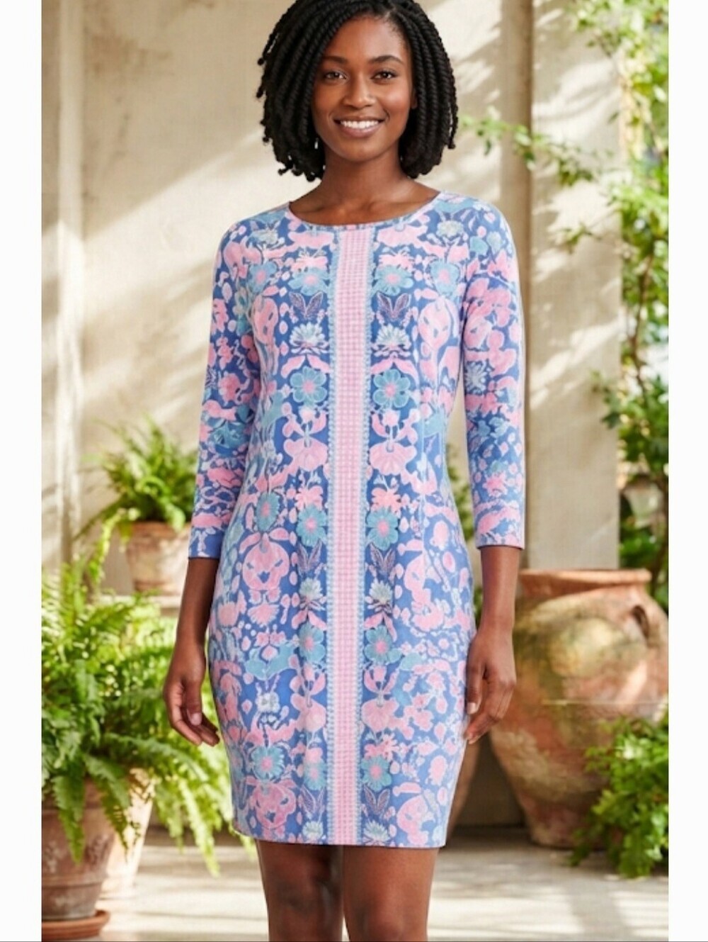 Lilly Pulitzer Marlowe cotton tunic dress size M 100% cotton
